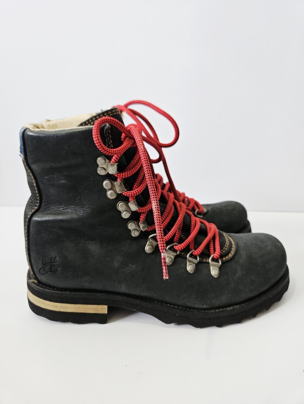 John Fluevog Banker Soros Boots Mens Size 8 Hiking Boots